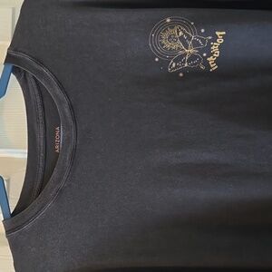 ARIZONA JEAN CO BRAND MEN'S BIG & TALL OVERSIZED BLACK SHORT SLEEVE TEE SIZE XXL